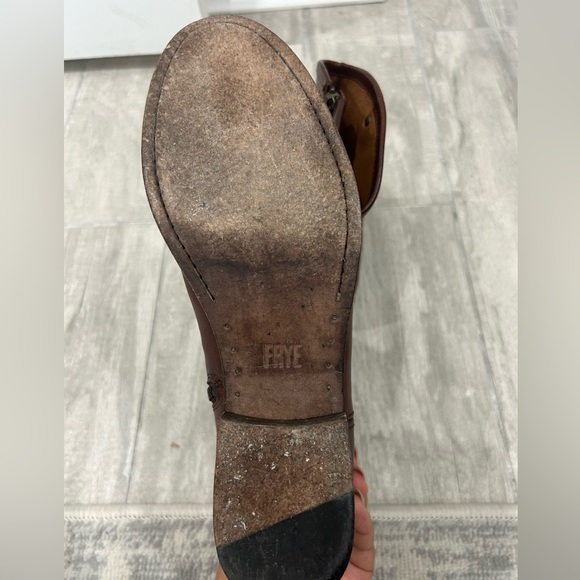 Frye Women's Melissa Button Short Boots in a dark brown - Picture 7 of 7